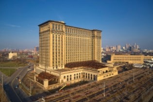Michigan Central Station Construction